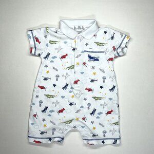 KISSY KISSY Aviators Short Playsuit Airplane Romper 3-6M